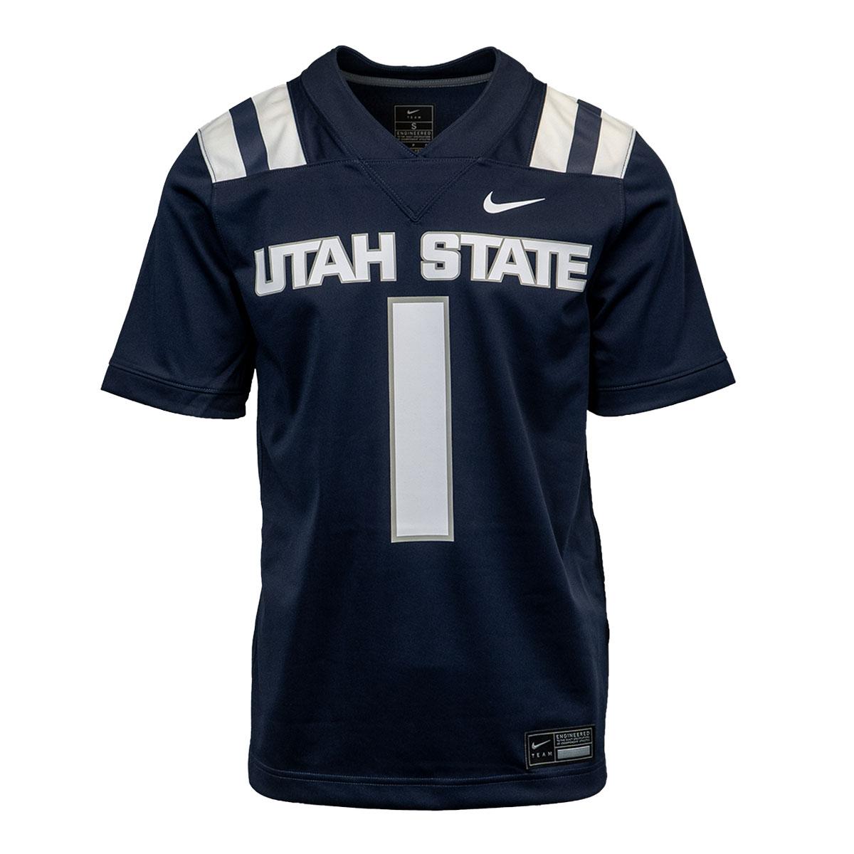 Men's Nike Sideline Utah State Replica Football Jersey